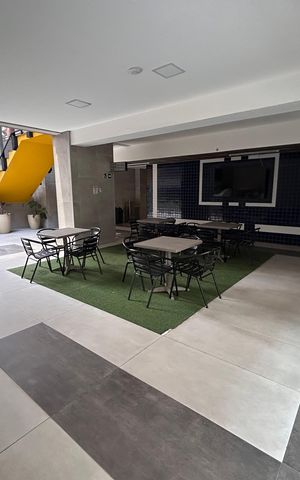 Apartamento à venda com 66m², 1 quarto e 1 vaga Apartamento à venda com 66m², 1 quarto e 1 vagaHall social