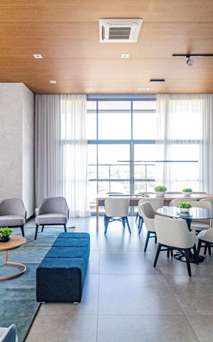 Apartamento para alugar com 39m², 1 quarto e 1 vaga Apartamento para alugar com 39m², 1 quarto e 1 vagaÁrea comum - Salão de festas