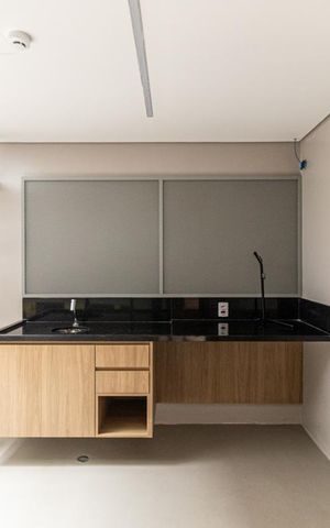Studio à venda com 23m², 1 quarto e sem vagaBicicletário