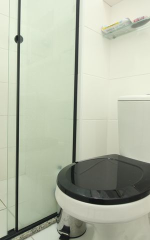 Apartamento à venda com 34m², 2 quartos e sem vagaBanheiro 