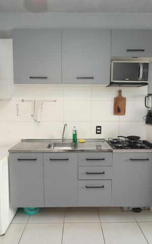 Apartamento à venda com 34m², 2 quartos e sem vagaCozinha/Área de serviço