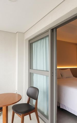 Studio à venda com 27m², 0 quarto e sem vaga Studio à venda com 27m², 0 quarto e sem vagaVaranda Studio