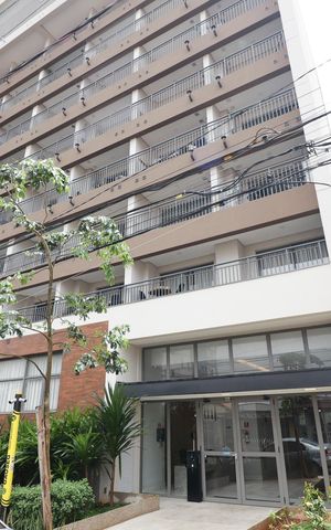 Studio à venda com 27m², 0 quarto e sem vaga Studio à venda com 27m², 0 quarto e sem vagaFachada