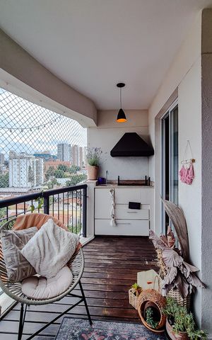 Apartamento à venda com 116m², 2 quartos e 3 vagas Apartamento à venda com 116m², 2 quartos e 3 vagasVaranda da Sala