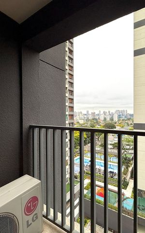 Studio para alugar com 24m², 0 quarto e 1 vaga Studio para alugar com 24m², 0 quarto e 1 vagaSacada do Studio