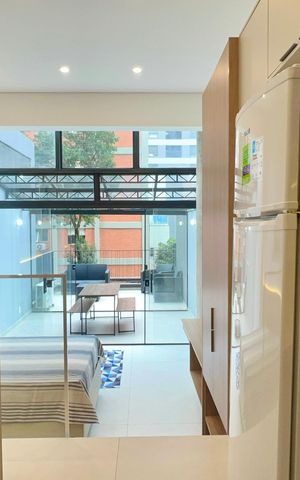 Apartamento para alugar com 60m², 1 quarto e sem vaga Apartamento para alugar com 60m², 1 quarto e sem vagaCozinha - Armários