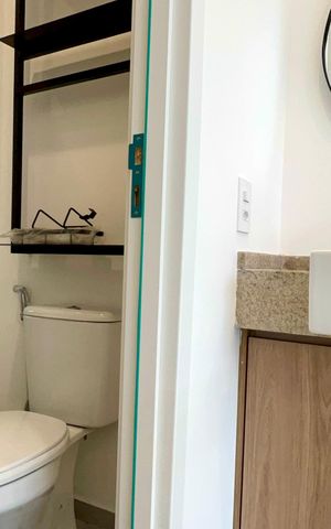 Apartamento para alugar com 60m², 1 quarto e sem vaga Apartamento para alugar com 60m², 1 quarto e sem vagaBanheiro