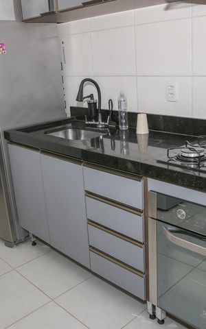 Apartamento à venda com 35m², 2 quartos e sem vaga Apartamento à venda com 35m², 2 quartos e sem vagaCozinha e Área de Serviço