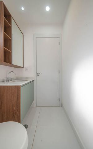 Apartamento para alugar com 25m², 1 quarto e sem vagaBanheiro