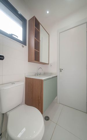 Apartamento para alugar com 25m², 1 quarto e sem vagaBanheiro