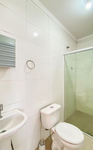 Apartamento para alugar com 35m², 1 quarto e sem vagaBanheiro 