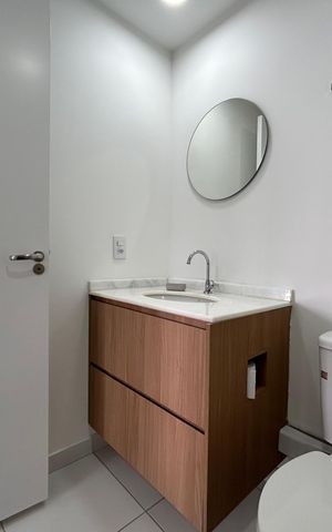 Apartamento para alugar com 33m², 1 quarto e sem vaga Apartamento para alugar com 33m², 1 quarto e sem vagaBanheiro