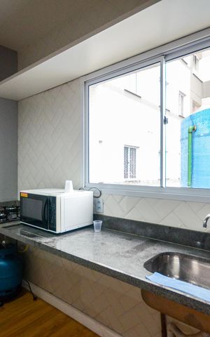 Studio à venda com 59m², 1 quarto e sem vaga Studio à venda com 59m², 1 quarto e sem vagaÁrea comum - Salão de festas