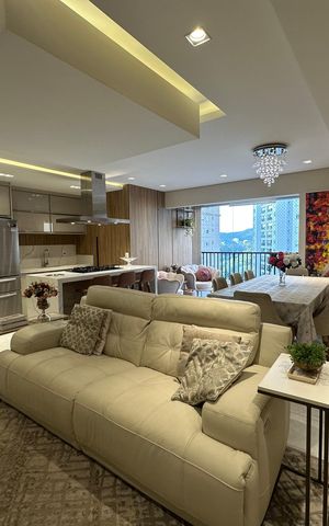 Apartamento à venda com 110m², 3 quartos e 2 vagasSala