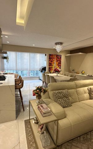 Apartamento à venda com 110m², 3 quartos e 2 vagasSala