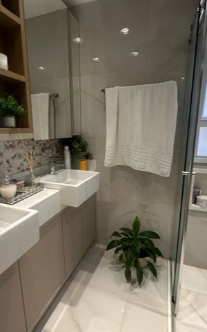 Apartamento à venda com 110m², 3 quartos e 2 vagasBanheiro da Suíte 1