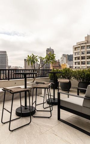 Apartamento para alugar com 36m², 2 quartos e sem vagaTerraço