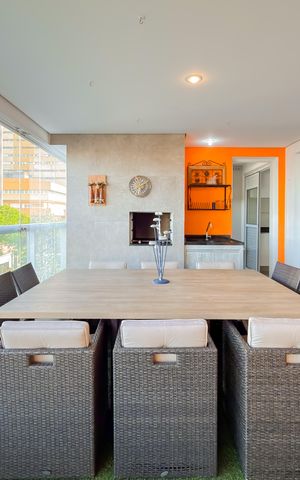 Apartamento à venda com 107m², 3 quartos e 2 vagas Apartamento à venda com 107m², 3 quartos e 2 vagasVaranda gourmet