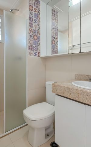 Apartamento à venda com 107m², 3 quartos e 2 vagas Apartamento à venda com 107m², 3 quartos e 2 vagasBanheiro da Suíte 2
