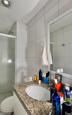 Apartamento à venda com 85m², 3 quartos e 1 vaga Apartamento à venda com 85m², 3 quartos e 1 vagaBanheiro Social