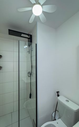 Studio para alugar com 27m², 1 quarto e sem vagaBanheiro