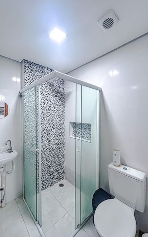 Apartamento para alugar com 45m², 2 quartos e sem vagaBanheiro