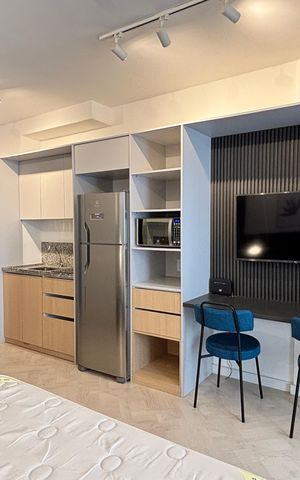 Studio à venda com 27m², 0 quarto e sem vaga Studio à venda com 27m², 0 quarto e sem vagaStudio