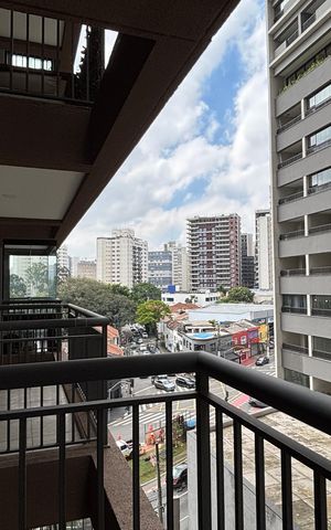 Studio à venda com 27m², 0 quarto e sem vaga Studio à venda com 27m², 0 quarto e sem vagaVaranda