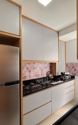 Apartamento para alugar com 44m², 2 quartos e 1 vaga Apartamento para alugar com 44m², 2 quartos e 1 vagaCozinha e Área de Serviço