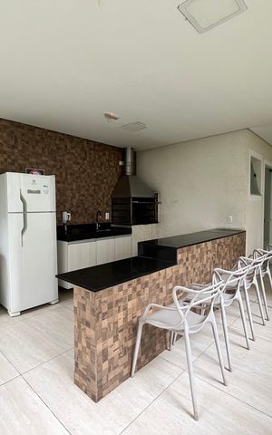 Apartamento para alugar com 43m², 2 quartos e 1 vaga Apartamento para alugar com 43m², 2 quartos e 1 vagaÁrea comum - Churrasqueira