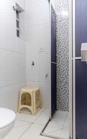 Apartamento à venda com 37m², 1 quarto e sem vaga Apartamento à venda com 37m², 1 quarto e sem vagaBanheiro Social