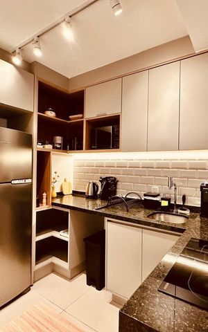 Studio à venda com 44m², 1 quarto e 1 vaga Studio à venda com 44m², 1 quarto e 1 vagaCozinha