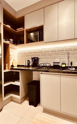 Studio à venda com 44m², 1 quarto e 1 vaga Studio à venda com 44m², 1 quarto e 1 vagaCozinha