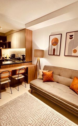 Studio à venda com 44m², 1 quarto e 1 vaga Studio à venda com 44m², 1 quarto e 1 vagaCozinha