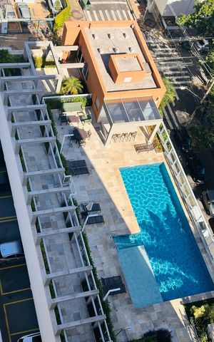 Studio à venda com 44m², 1 quarto e 1 vaga Studio à venda com 44m², 1 quarto e 1 vagaVista da Sacada