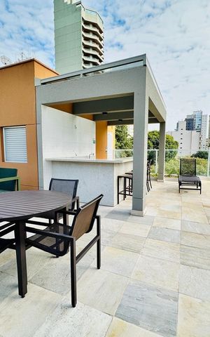 Studio à venda com 44m², 1 quarto e 1 vaga Studio à venda com 44m², 1 quarto e 1 vagaÁrea comum