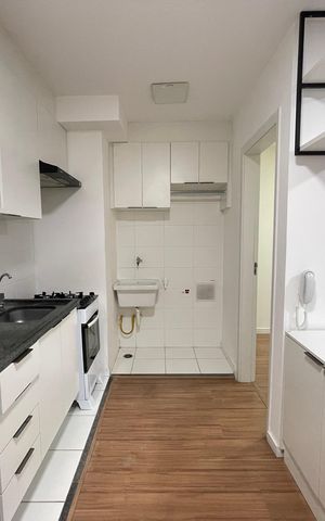 Apartamento à venda com 33m², 2 quartos e sem vaga Apartamento à venda com 33m², 2 quartos e sem vagaCozinha e Área de Serviço