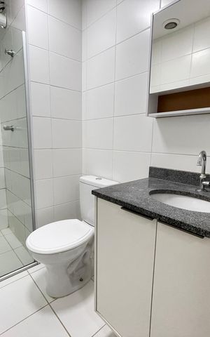 Apartamento à venda com 33m², 2 quartos e sem vaga Apartamento à venda com 33m², 2 quartos e sem vagaBanheiro