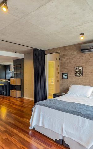 Apartamento para alugar com 90m², 1 quarto e 2 vagasQuarto Suíte
