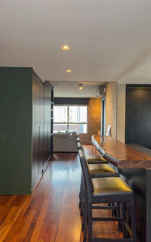Apartamento para alugar com 90m², 1 quarto e 2 vagasCorredor