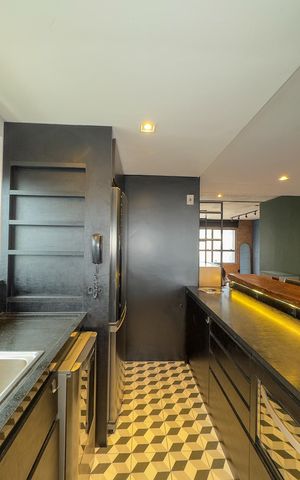 Apartamento para alugar com 90m², 1 quarto e 2 vagasCozinha e Área de Serviço