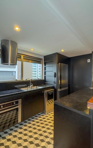 Apartamento para alugar com 90m², 1 quarto e 2 vagasCozinha e Área de Serviço