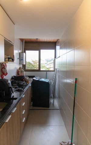 Apartamento à venda com 63m², 2 quartos e 1 vaga Apartamento à venda com 63m², 2 quartos e 1 vagaCozinha e Área de Serviço
