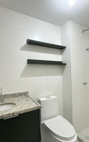 Studio à venda com 24m², 1 quarto e sem vagaBanheiro 