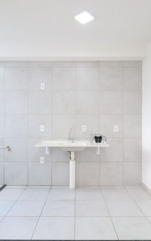 Apartamento à venda com 32m², 1 quarto e sem vagaCozinha e Área de Serviço