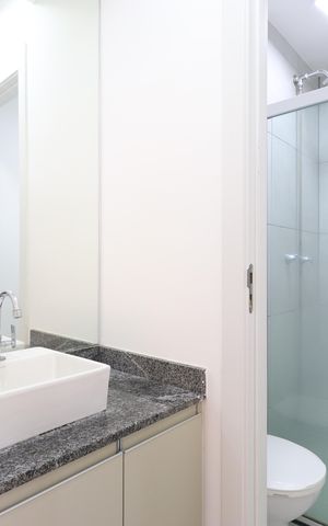 Apartamento à venda com 32m², 1 quarto e sem vagaBanheiro social