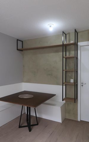 Apartamento à venda com 44m², 2 quartos e 1 vagaSala