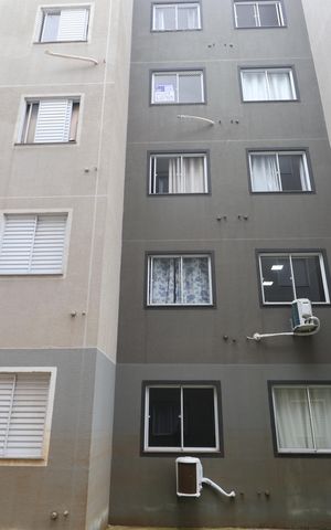 Apartamento à venda com 44m², 2 quartos e 1 vagaFachada do bloco