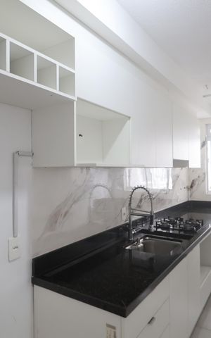Apartamento à venda com 44m², 2 quartos e 1 vagaCozinha e Área de Serviço
