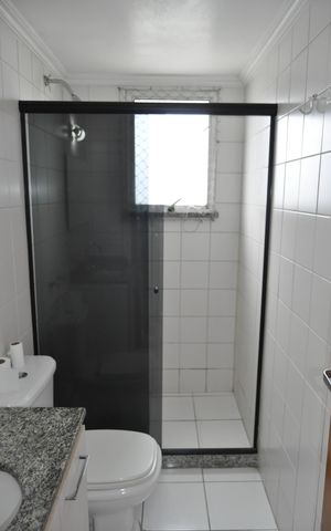 Apartamento à venda com 60m², 2 quartos e 2 vagasBanheiro social